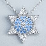 Ni-Star pendant White & Blue